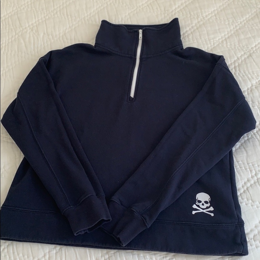 SoulCycle medium navy longsleeve Boston sweatshirt